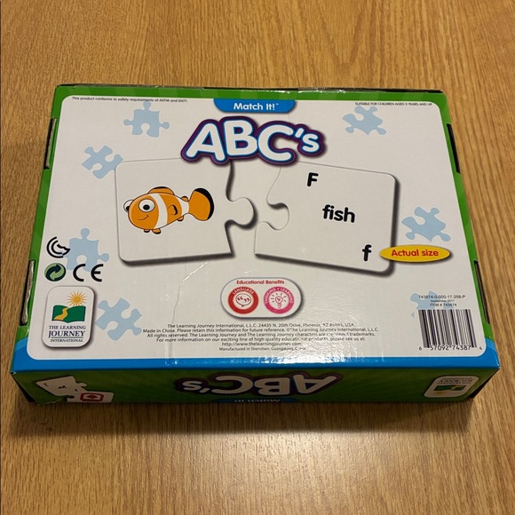 The Learning Journey Match It! ABCs - Picture 2 of 6
